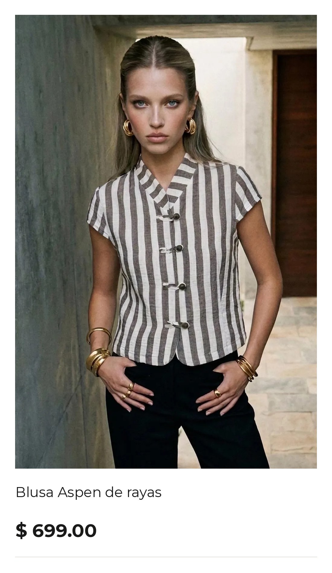 Blusa Aspen de rayas - HIGH STREET