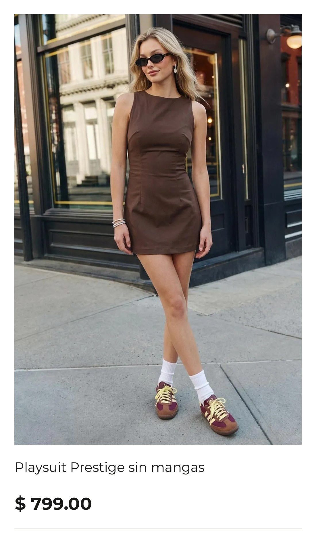 Playsuit Prestige sin mangas - HIGH STREET