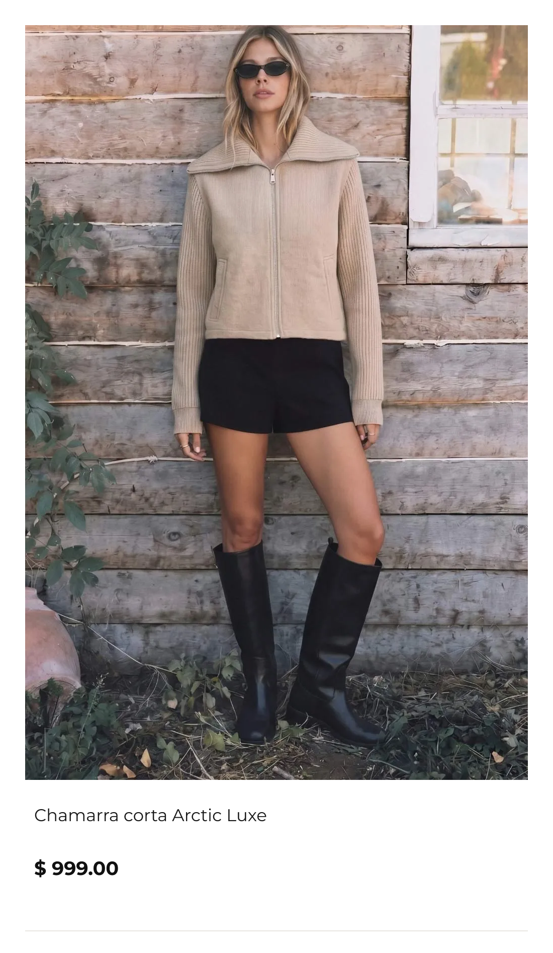 Chamarra corta Arctic Luxe - HIGH STREET