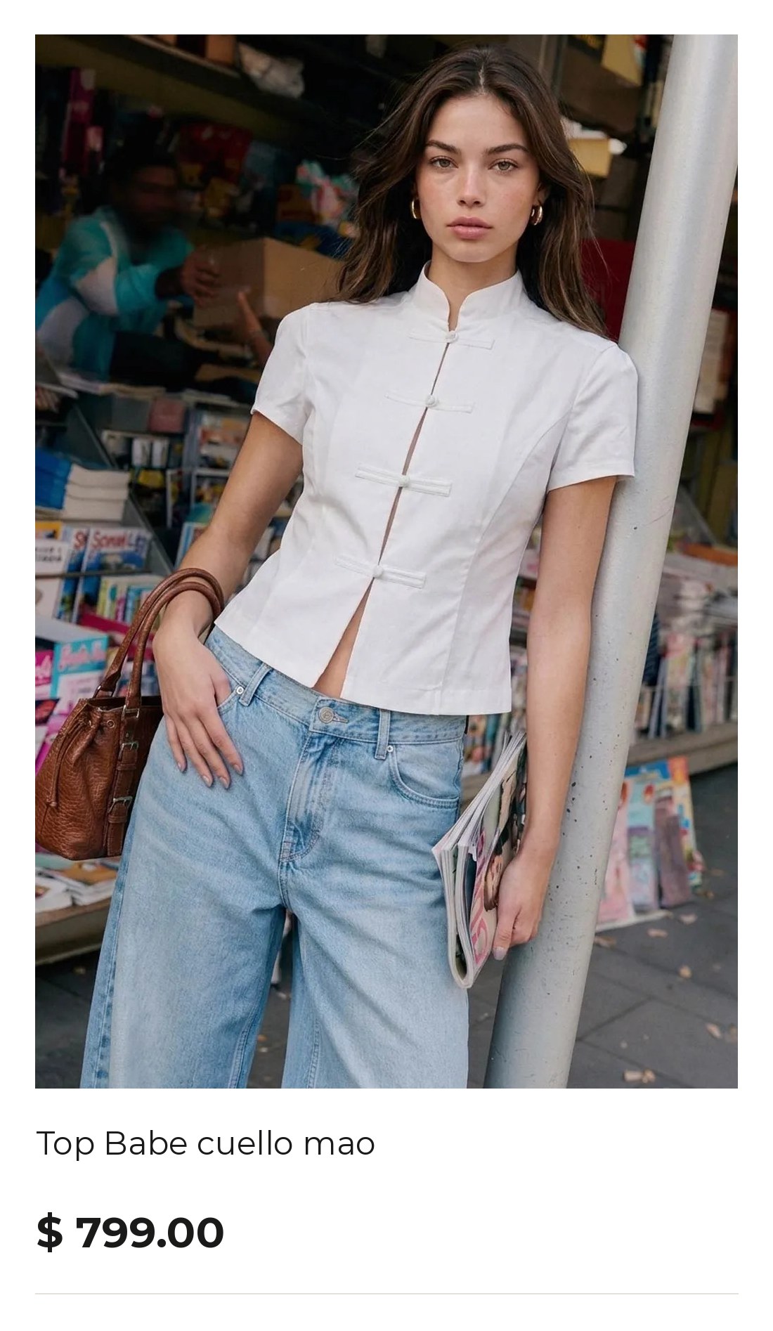 Top Babe cuello mao - HIGH STREET