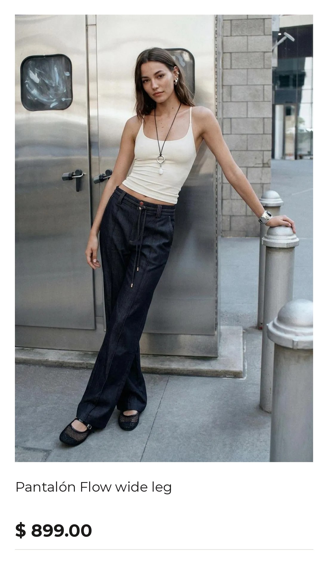 Pantalón Flow wide leg - HIGH STREET