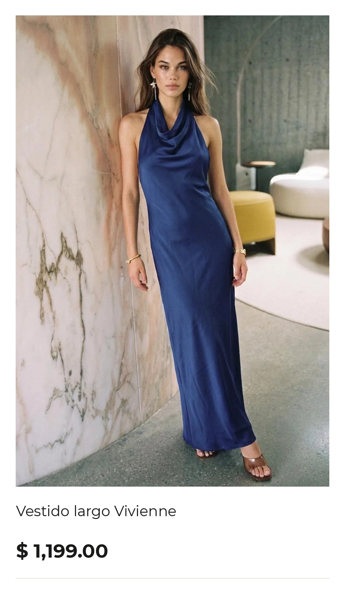 Vestido largo Vivienne - HIGH STREET
