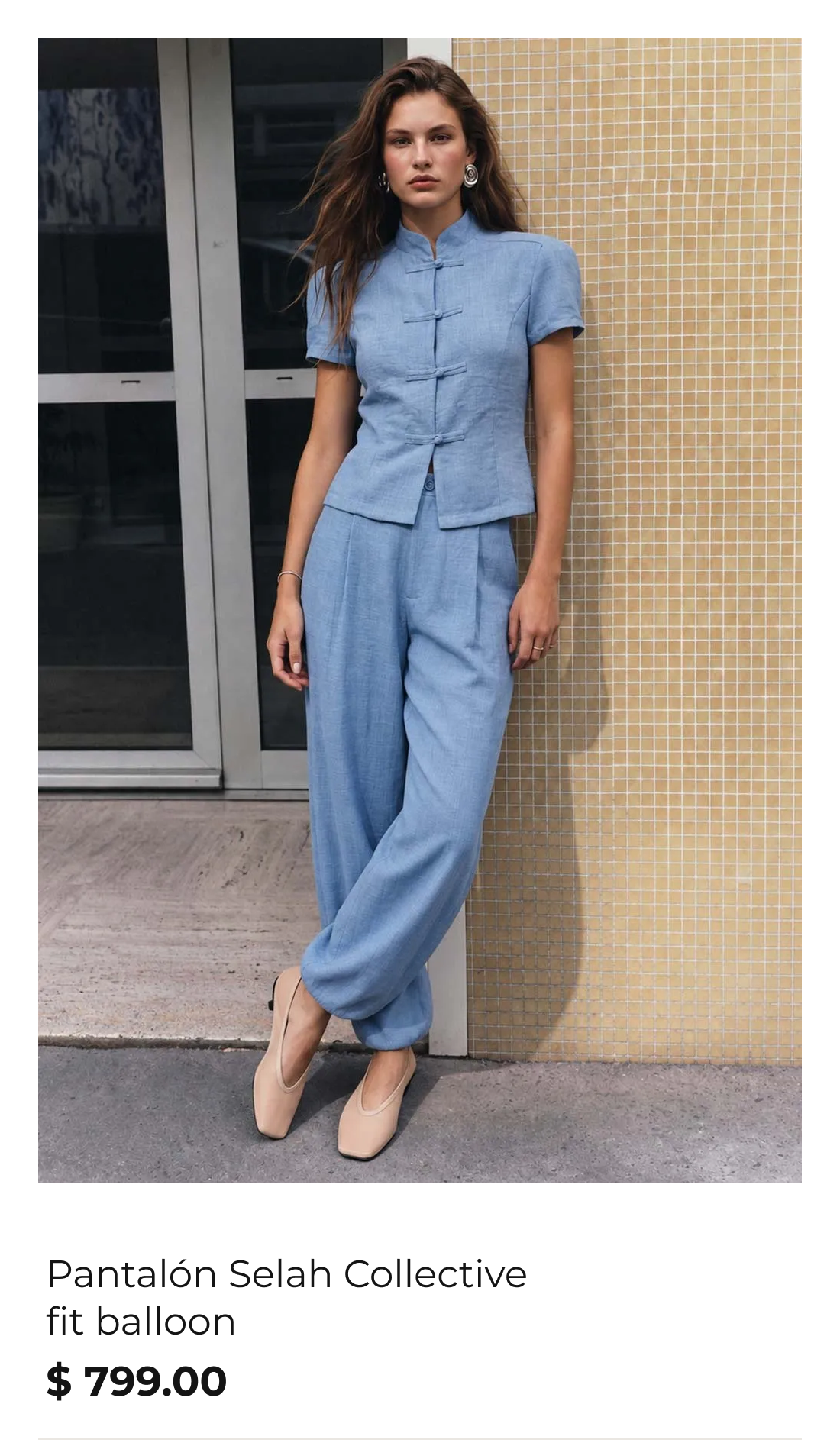 Pantalón Selah Collective fit balloon - HIGH STREET