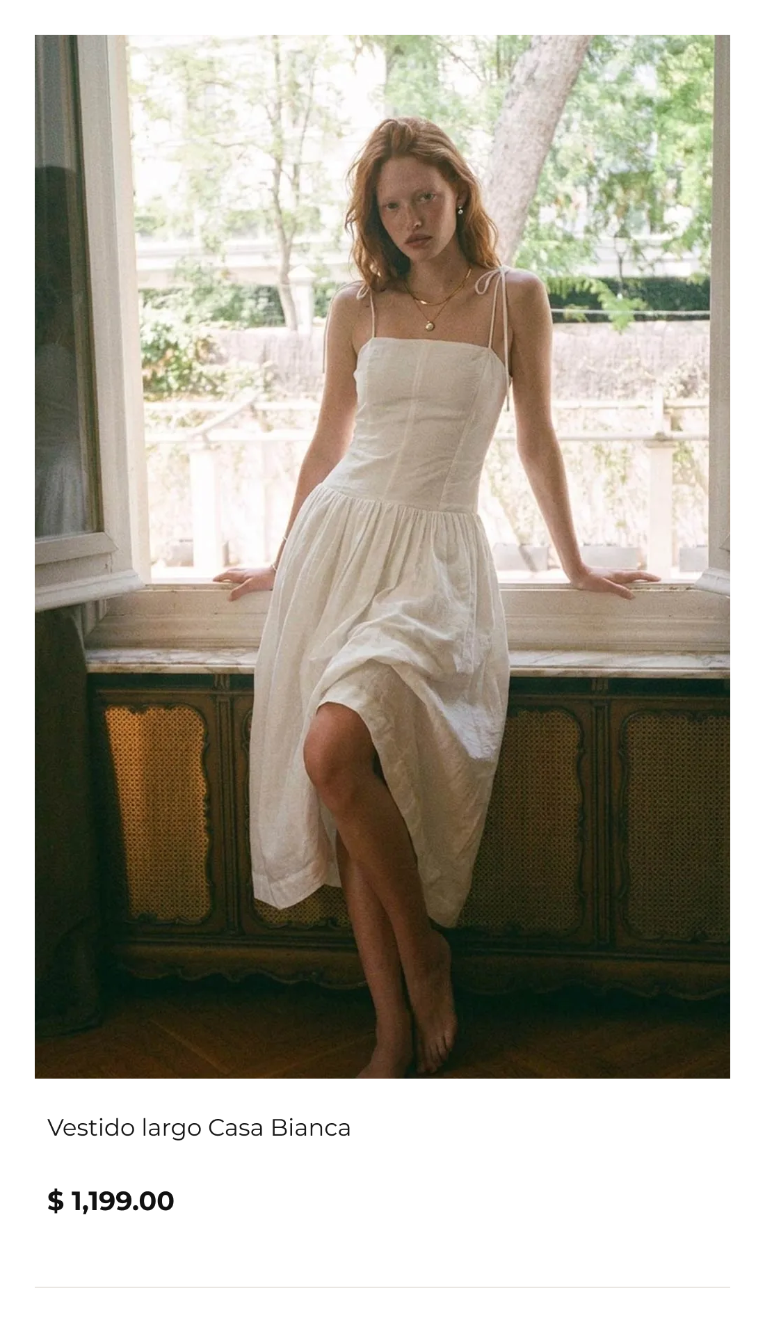 Vestido largo Casa Bianca - HIGH STREET