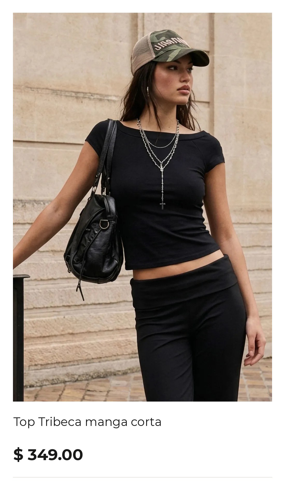 Top Tribeca manga corta - HIGH STREET