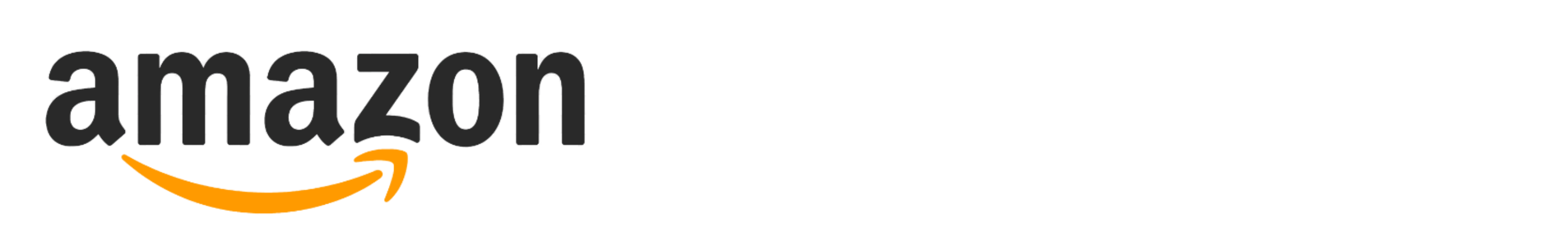 Amazon logo with a yellow arrow under the text.