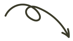 A simple black arrow with a loop, pointing downwards.