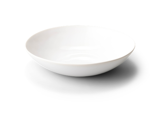 Pearl White Pasta Bowl