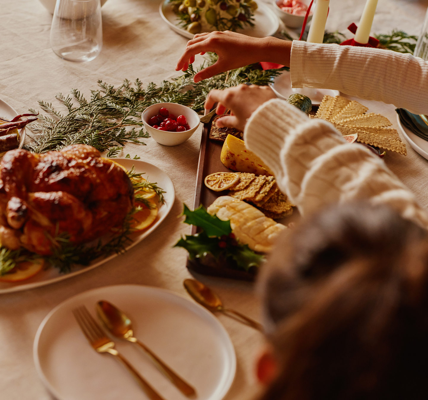 A curated pantry of holiday delights.