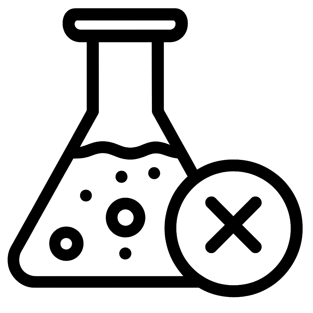 Placeholder image of a laboratory flask with an 'X' symbol.