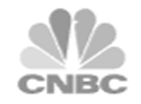 Gray peacock logo with 'CNBC' text below.
