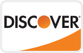 The Discover Card logo, with an orange circle replacing the letter O.