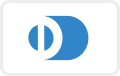 A stylized blue letter D logo on a white background with rounded corners.