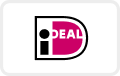 The logo for the iDEAL payment method, featuring a stylized 'i' and 'DEAL' inside a D-shape.