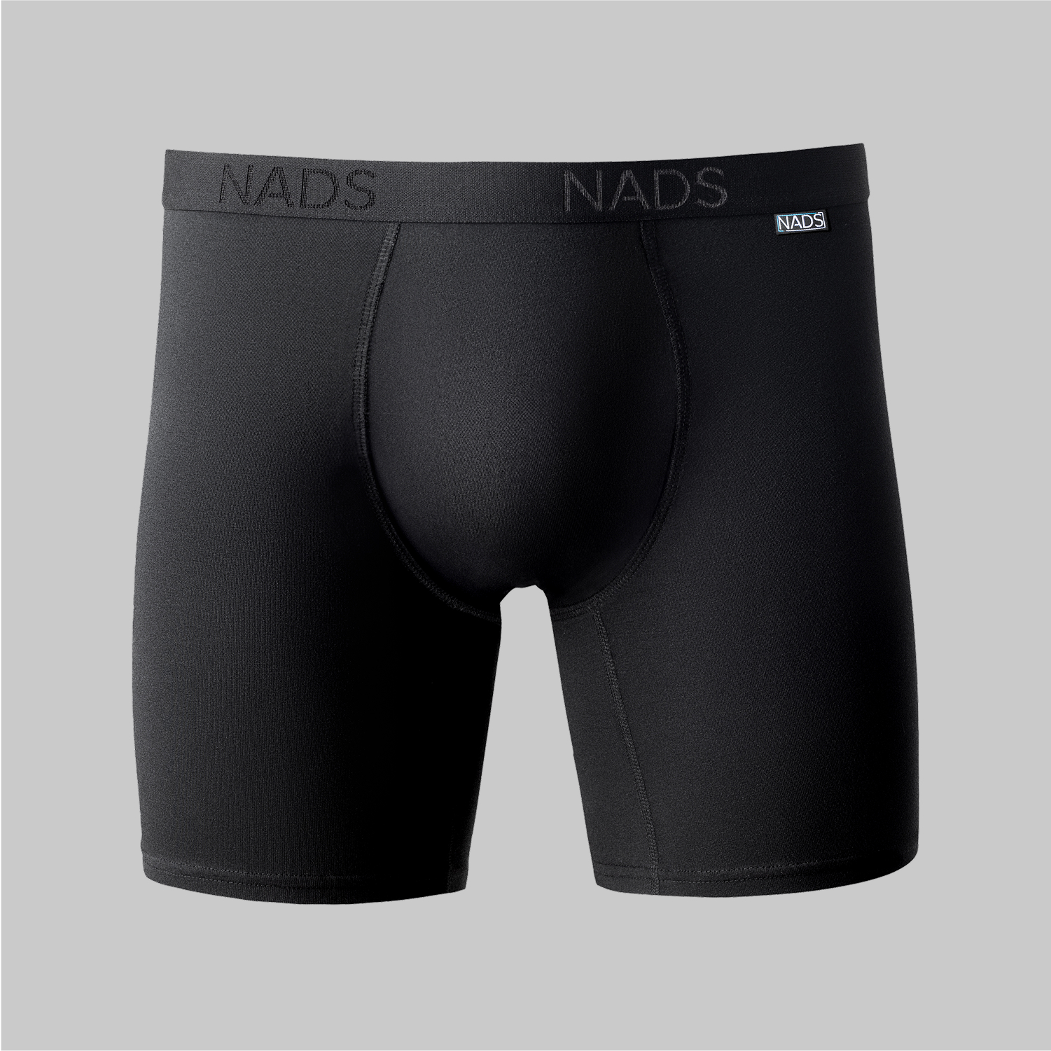 Black boxer briefs with 'NADS' branding on the waistband.