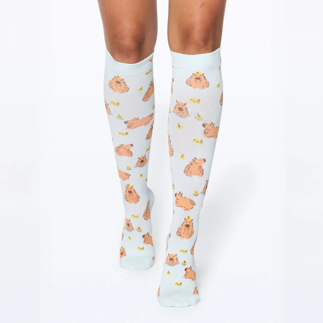 Capybara compression socks