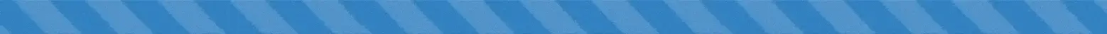 Blue background with diagonal stripes.