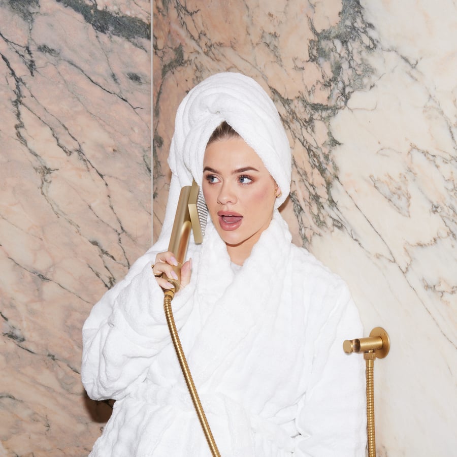 The water2skin filter, designed for any bathroom