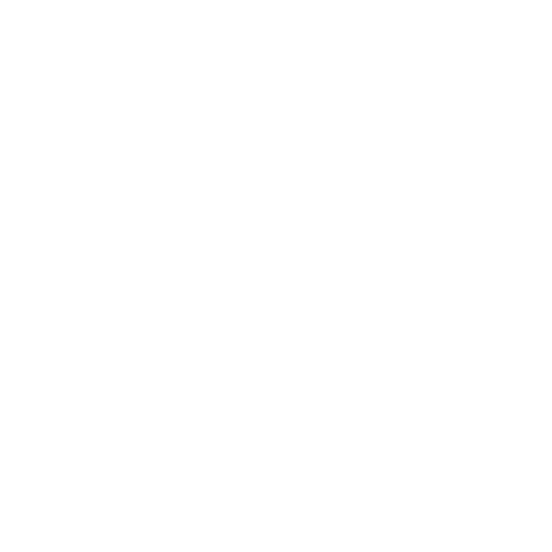 White molecular structure with leaves on a black background.