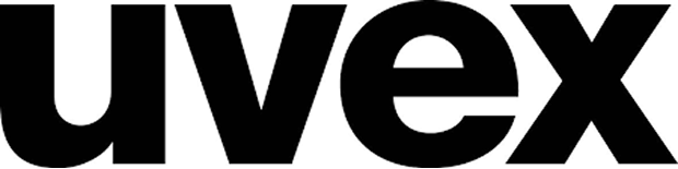 Le logo uvex en lettres minuscules noires sur fond blanc.