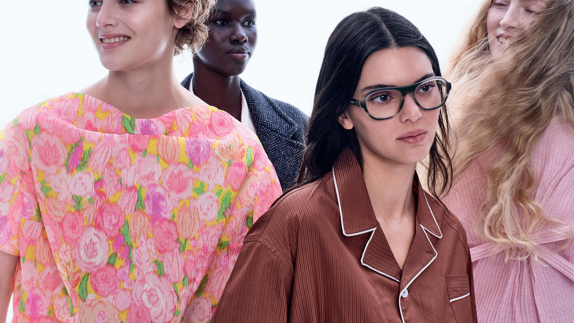 Young woman wearing chic glasses