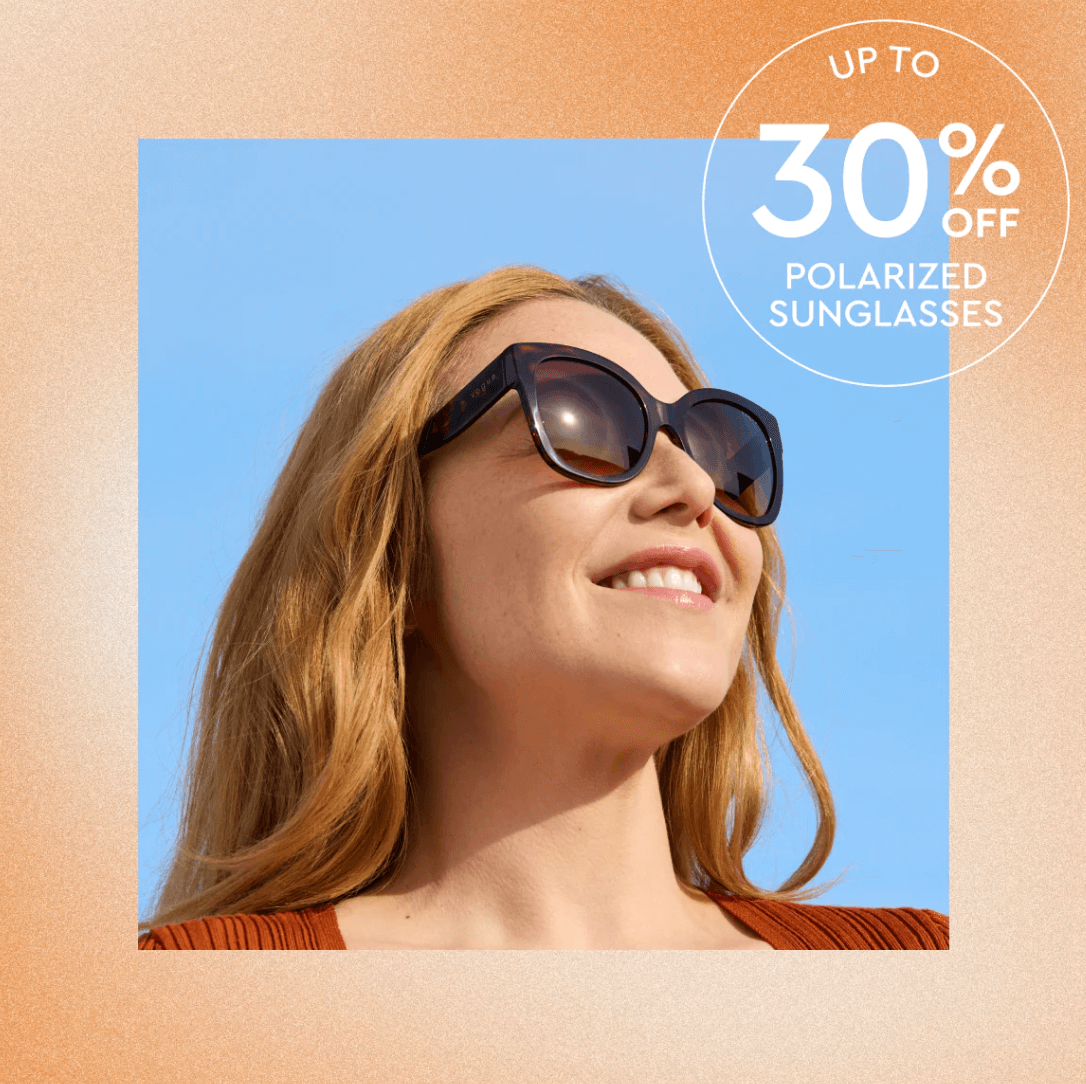 Woman wearing sunglasses