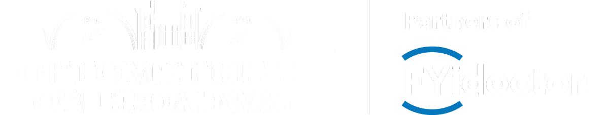 Logo for Optometrists on Broadway, shown as Partners of FYidoctors.