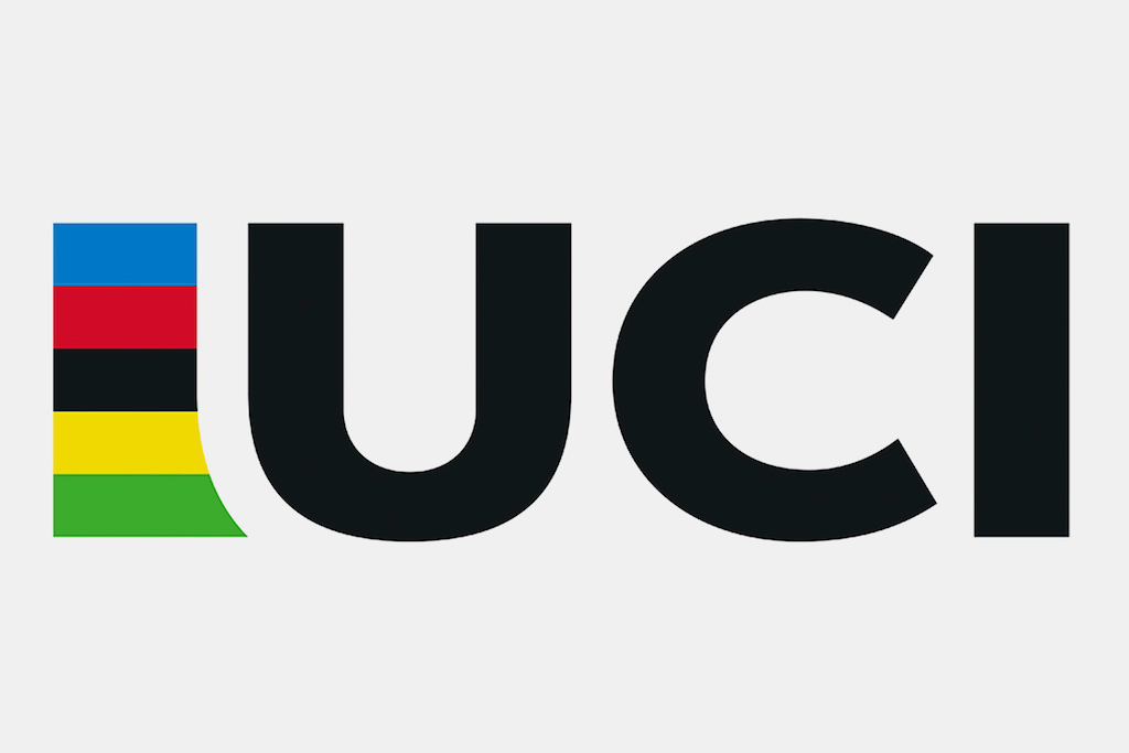 The UCI logo, which features the letters UCI in black with rainbow stripes on the left side of the U.