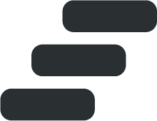 A placeholder image of three staggered, dark grey, rounded rectangles.