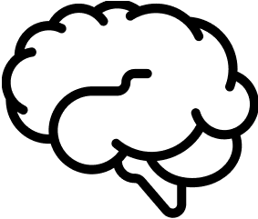 Black and white illustration of a person wearing a suit and tie.
