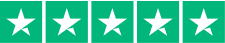 Five green stars on a green background.