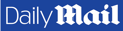Daily Mail logo with white text on a blue background.