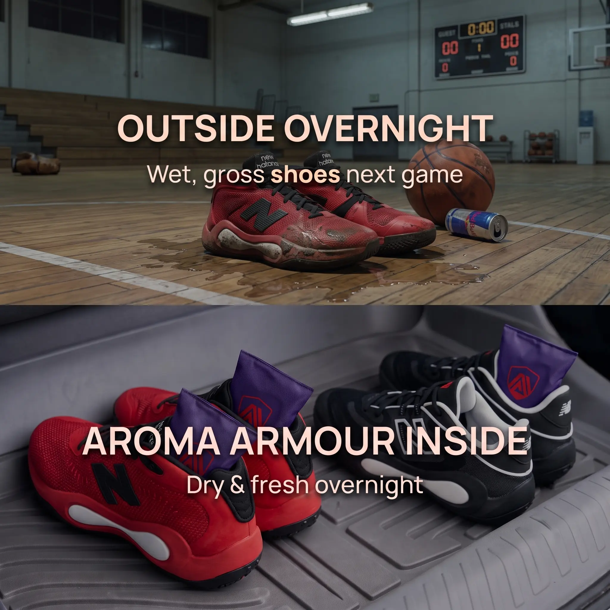 2. Dries Basketball Shoes Overnight