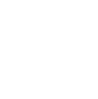 Simple black and white smiling face icon with closed eyes.