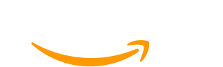 Amazon logo with an orange arrow underneath.