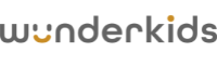 The Wunderkids logo, featuring a yellow smiley face as the letter 'u'.