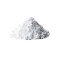 A pile of white powder on a white background.