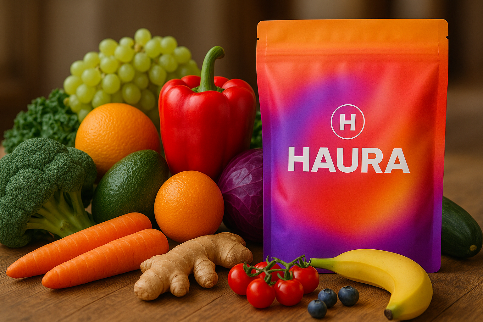 Yoga au lever du soleil avec produit Haura