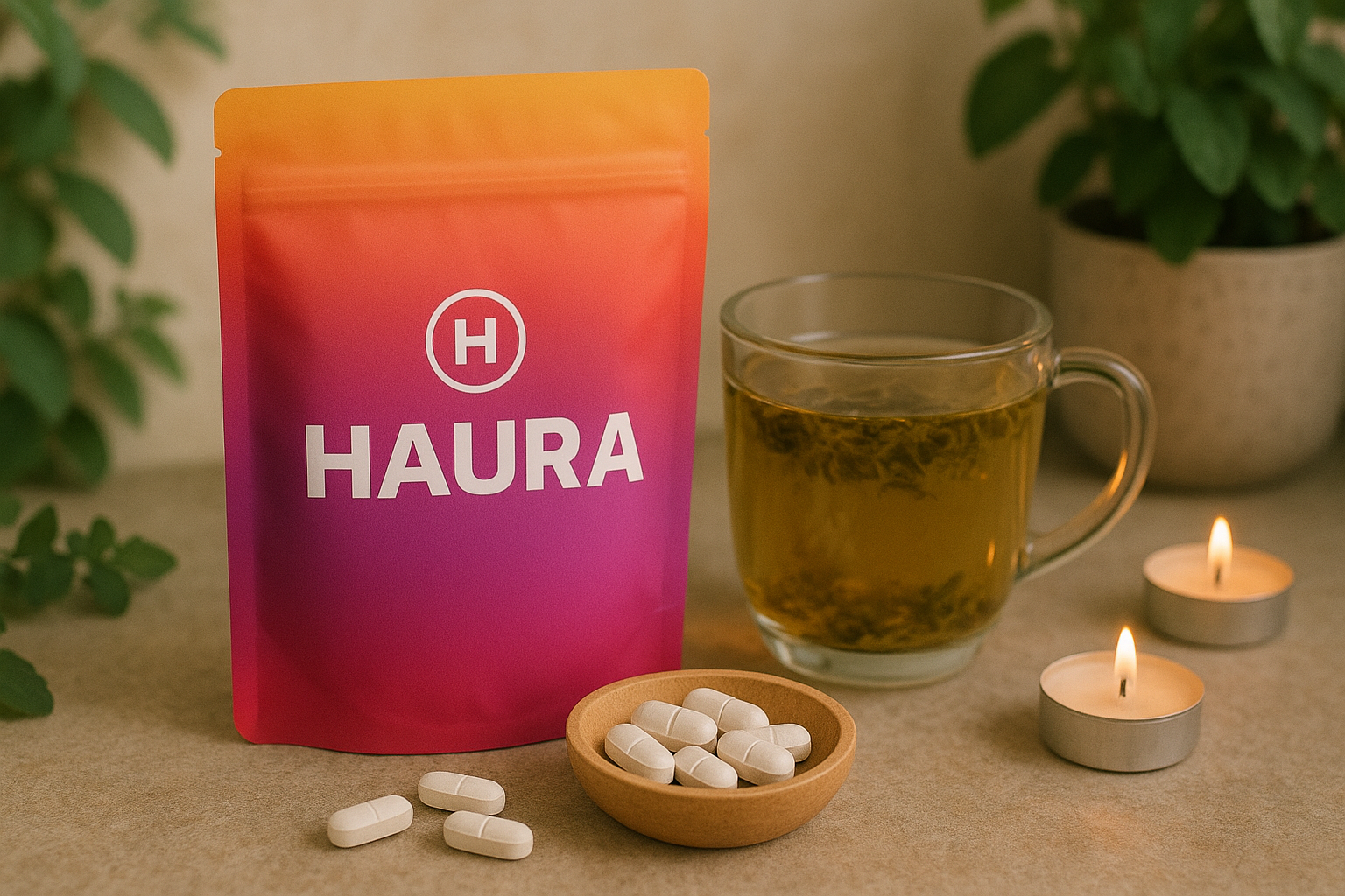 Poudre multivitaminée colorée