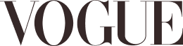 'Vogue logo in black text on a transparent background.'