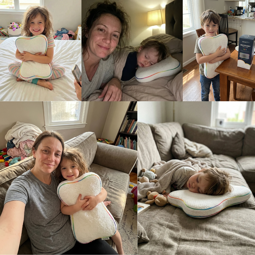 Happy customers with Recovery Kids Pillow