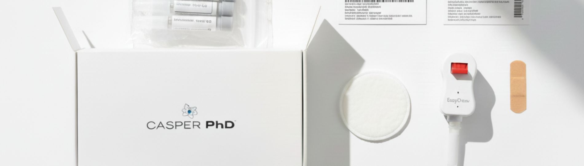 Casper PhD kit with components on a white background.