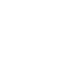White dumbbell icon on a black background.