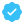 A light blue verified checkmark badge icon.