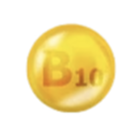 Yellow circular object with 'B10' written on it.