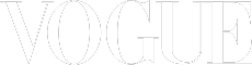 VOGUE logo in white text on a black background.