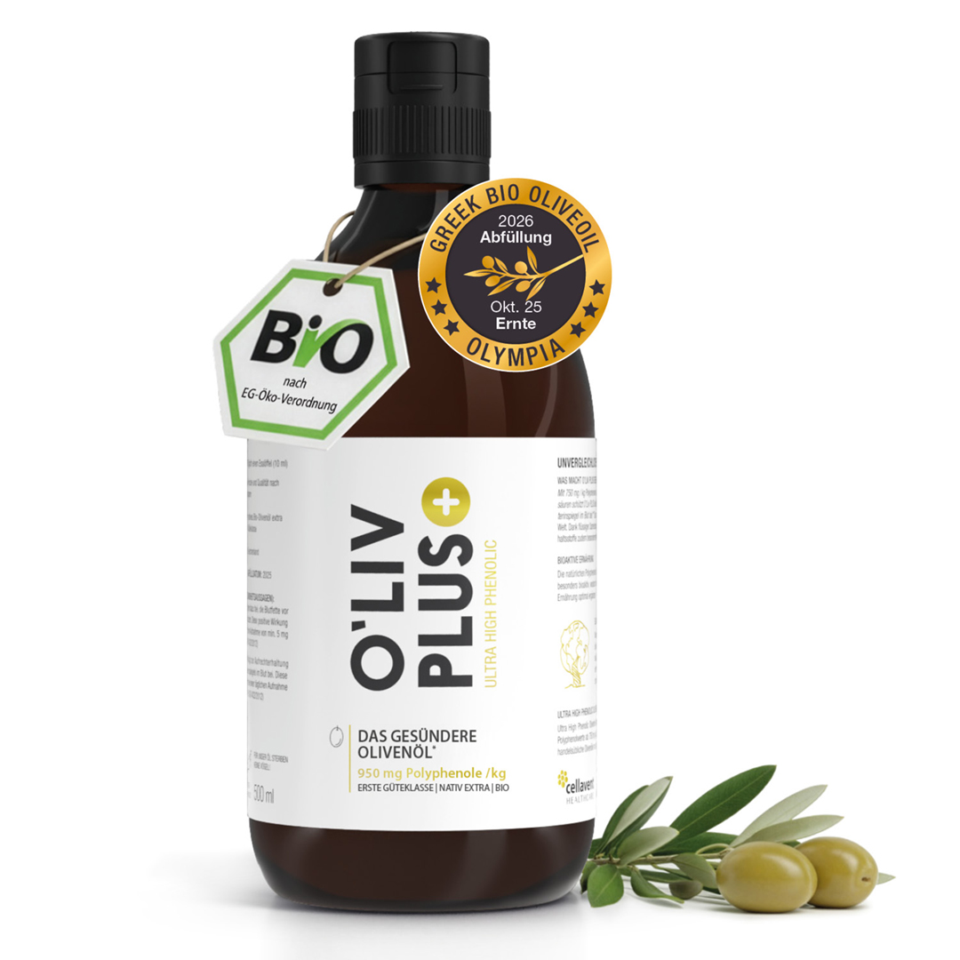 Ultra High Phenolic Olivenöl - O'Liv PLUS - Cellavent Healthcare
