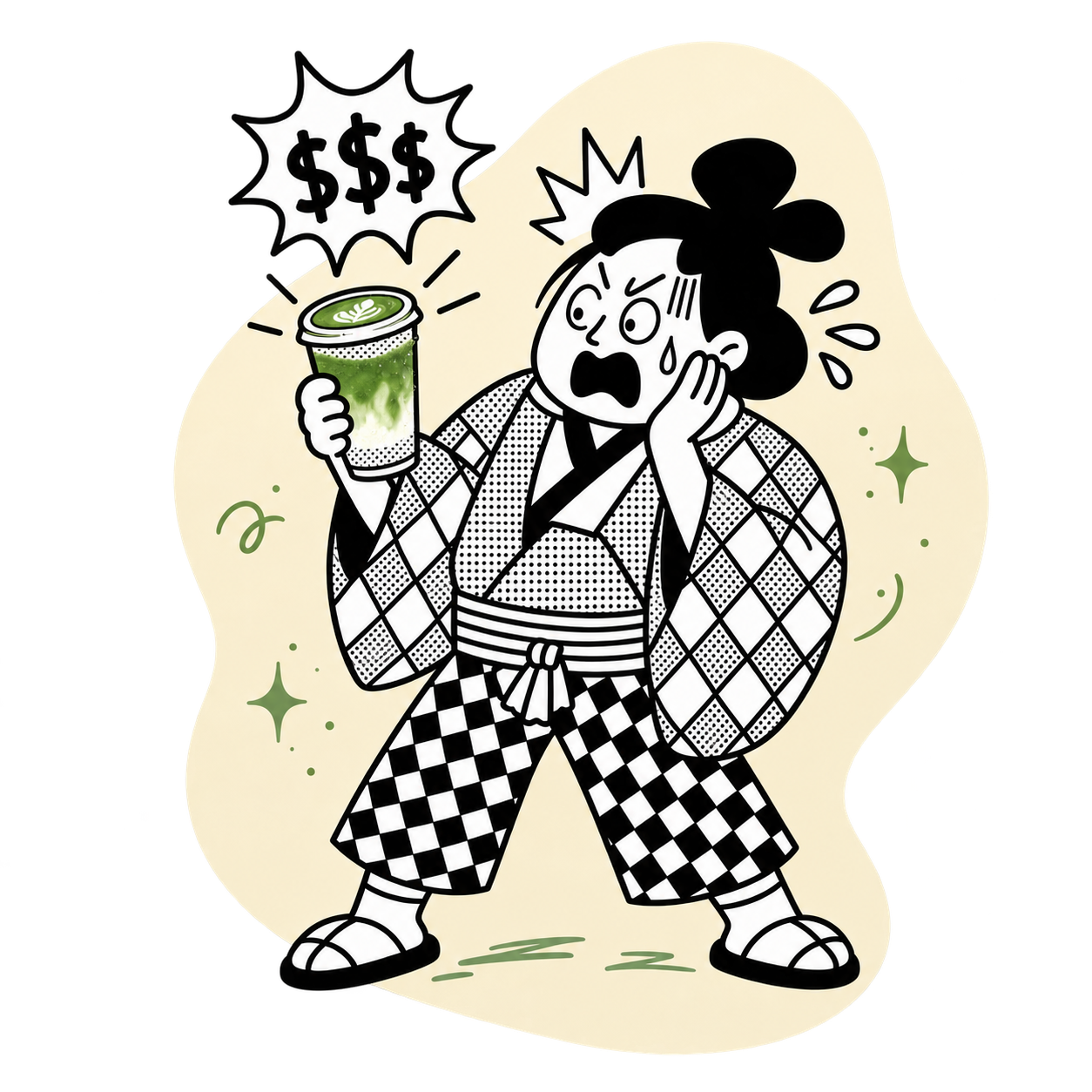 Expensive matcha doodle