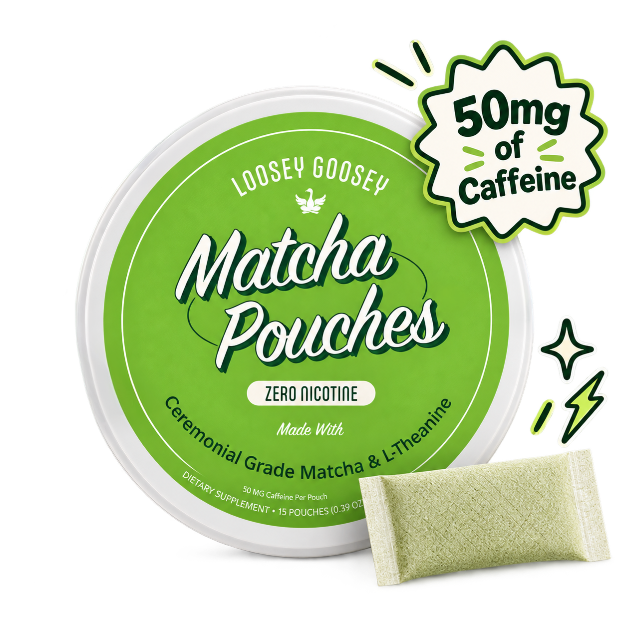 Loosey Goosey Matcha Energy Pouches
