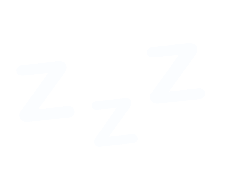 Three light blue 'Z' letters on a black background.